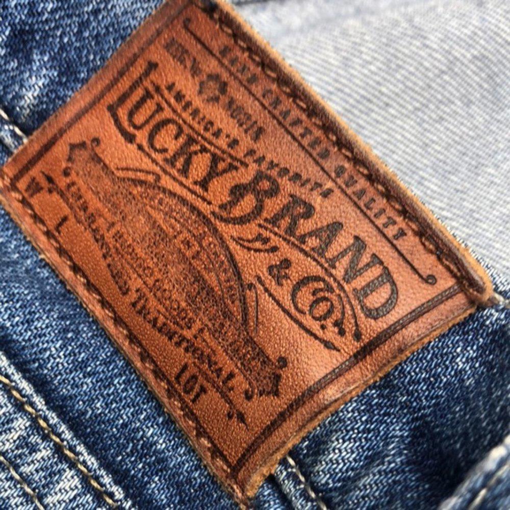 VINTAGE LUCKY BRAND JEAN CUTOFFS 4/27 🍀 - Picture 9 of 9